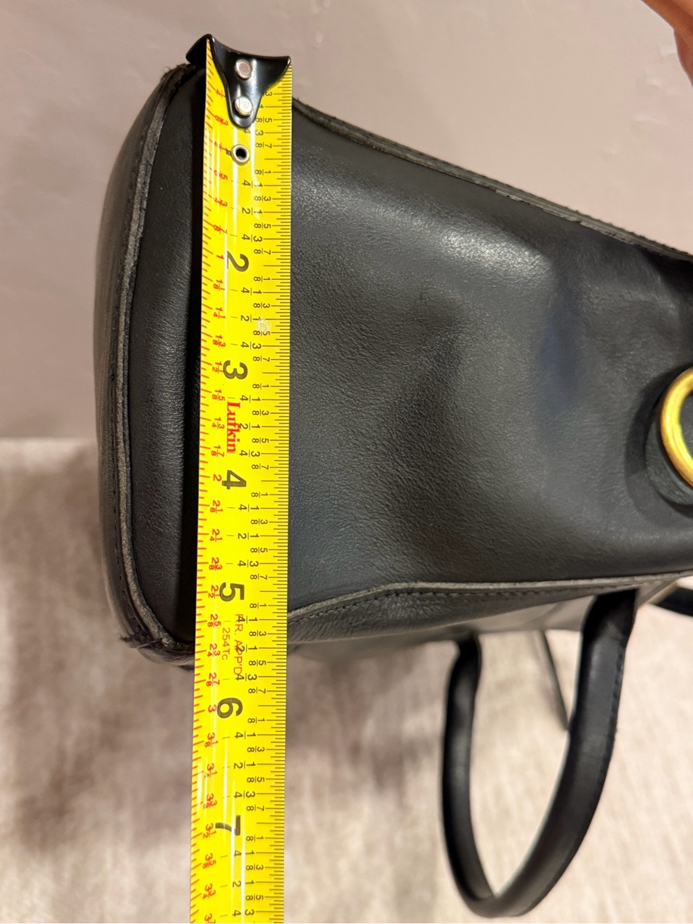 Madewell Black Leather Satchel Bag #401 - Picture 15 of 16